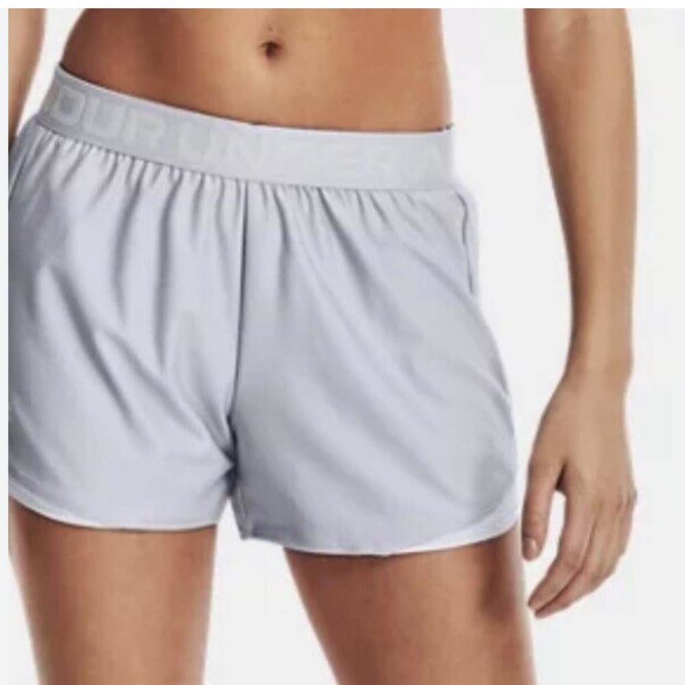 🆕 Under Armour Women's Play Up 2.0 Gray Shorts